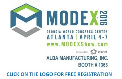 Alba Manufacturing Newsletter - MODEX 2016