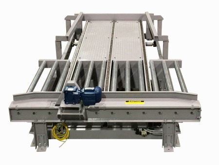 Alba Manufacturing Newsletter - Pallet Transfer and Drag Chain Conveyor