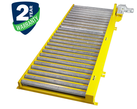 Alba Manufacturing – Chain Driven Live Roller Conveyor – 2-1/2″ Diameter Rollers Alba Manufacturing - Chain Driven Live Roller Conveyor - 2-1/2
