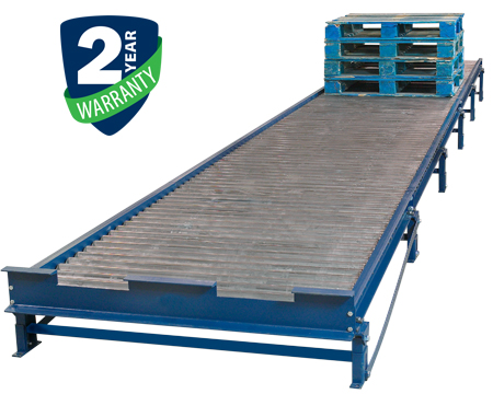 Alba Manufacturing – Gravity Roller Conveyor Alba Manufacturing - Gravity Roller Conveyor