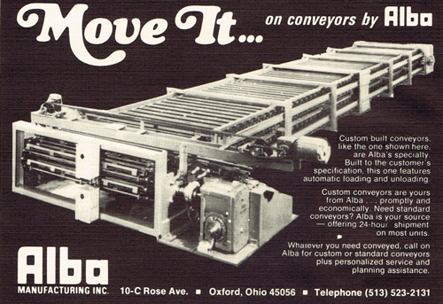 Alba Manufacturing – Advertisement Alba Manufacturing - Advertisement