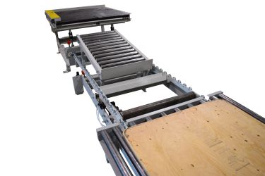 Alba Manufacturing – Pallet Unload Board Return System Alba Manufacturing - Pallet Unload Board Return System